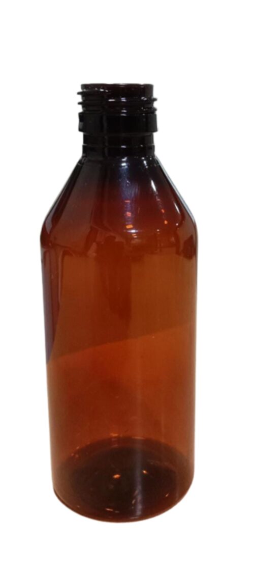 100 mL Round Amber Glass Bottle