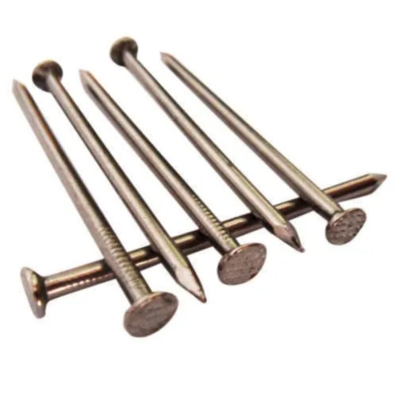 8 Gauge Mild Steel Round Wire Nail 3 inch