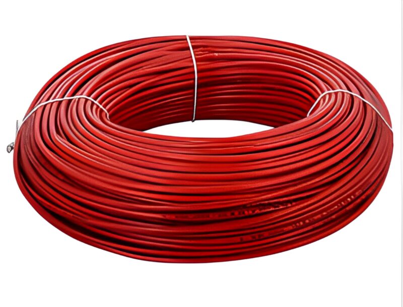 16508-2768_image_0.jpg 1 Core 4 sqmm Flexible Tinned Copper Solar DC Cable EN 50618 Red