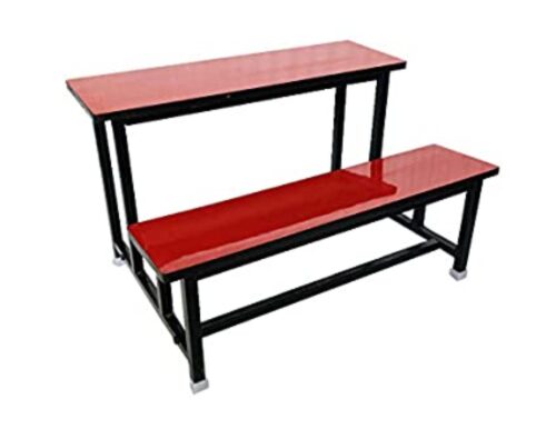 Mild Steel 3 Seater Student Bench Desk