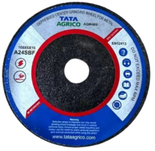 TATA AGRICO 100 mm Grinding Wheels AGW406 6 mm 8000 rpm 16 mm