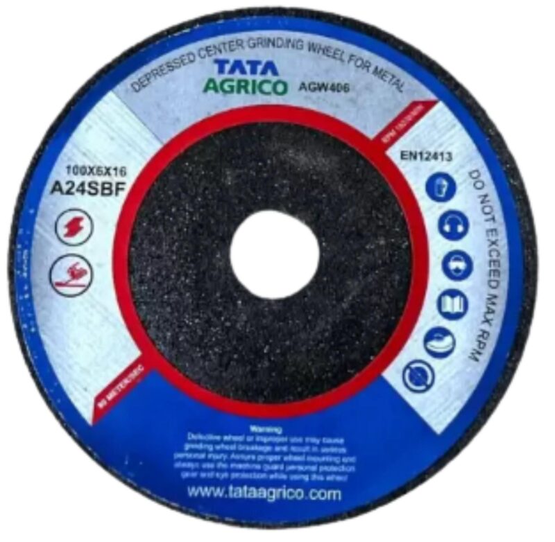16544-323_image_0.jpg TATA AGRICO 100 mm Grinding Wheels AGW406 6 mm 8000 rpm 16 mm