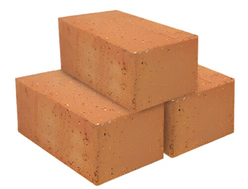 16547-182_image_0.jpg Mud Rectangular Red Bricks 12 x 6 x 8 inch