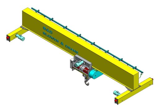 B&C 5 ton EOT Crane Single Girder Remote
