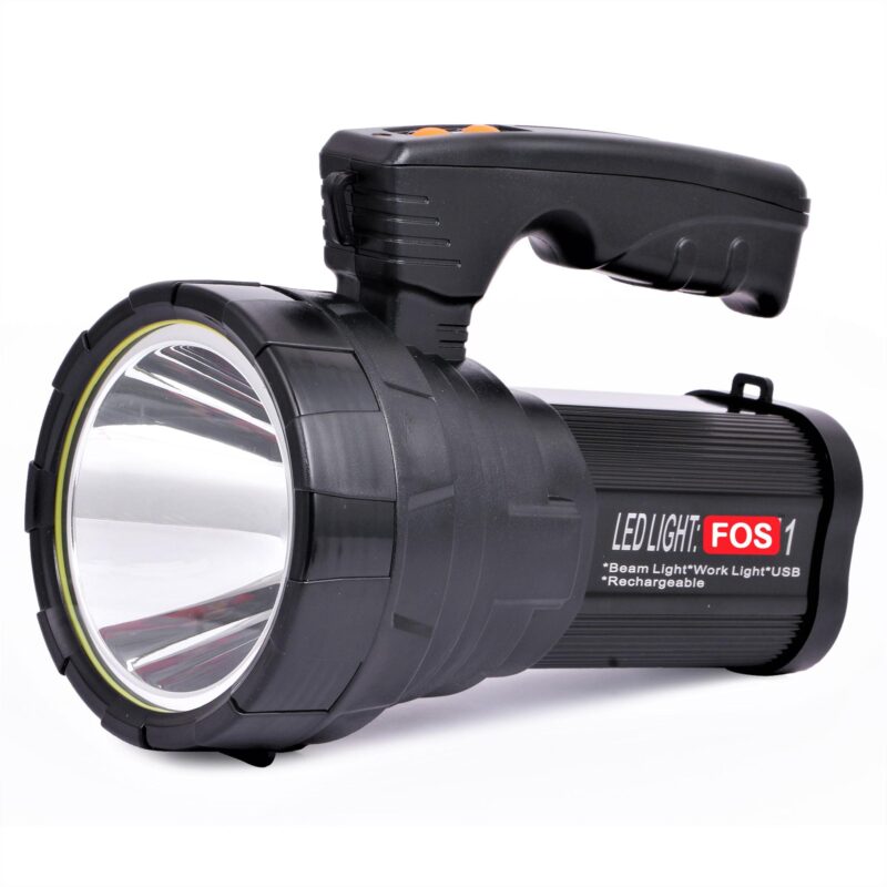 16554-792_image_0.jpg FOS Multi Functional 15W Lithium Ion Black 8.46 x 4.72 in Torch