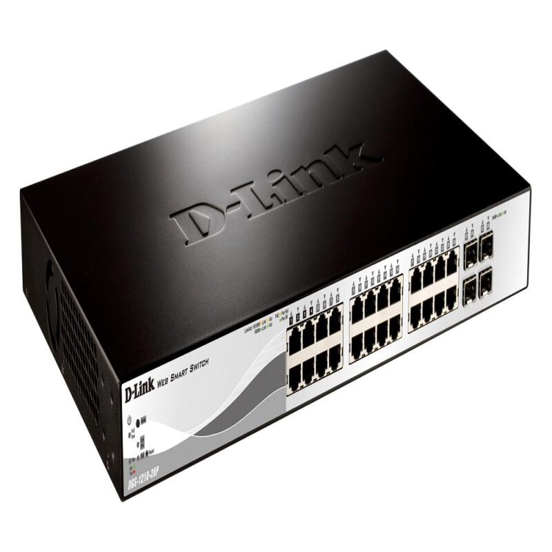 16612-470_image_1.jpg D-Link DGS-1210-28P 24 Ports Power over Ethernet (PoE) Switcher