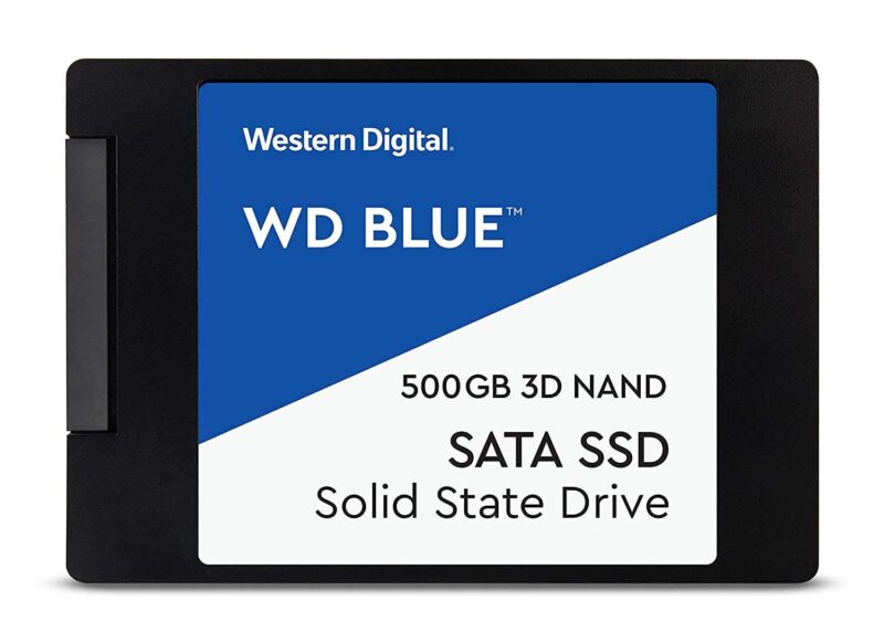 Western Digital WDS500G2B0A 500 GB Internal SSD Hard Drive Serial ATA-300 Blue