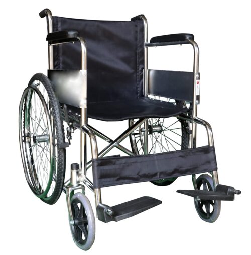 TECHNOMECAZ TMBS-PFCW-133 Foldable MS CRC Pipes Wheel Chair 150 kg
