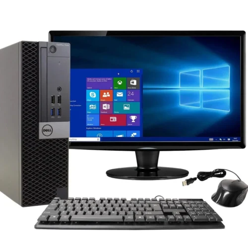 16618-4297_image_0.webp Dell Windows 10 Professional Intel 10 500 GB 19 in Desktop Computer