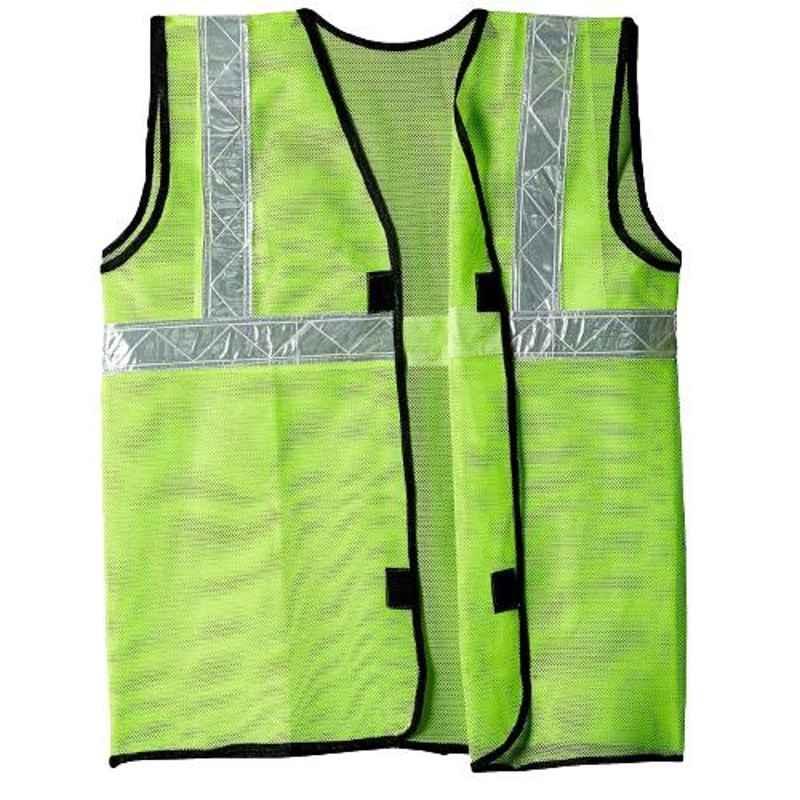 16618-844_image_0.jpg Safeu Polyester Safety Jackets 23 x 27 inch Safeu-002 Without Sleeves Green