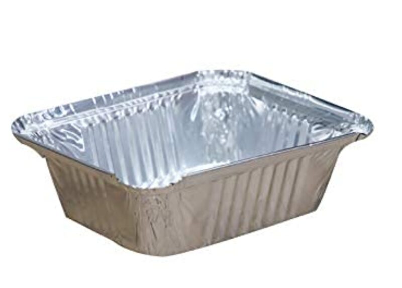 Aluminium Foil Disposable Bowls 5 x 3.5 x 3 inch Silver