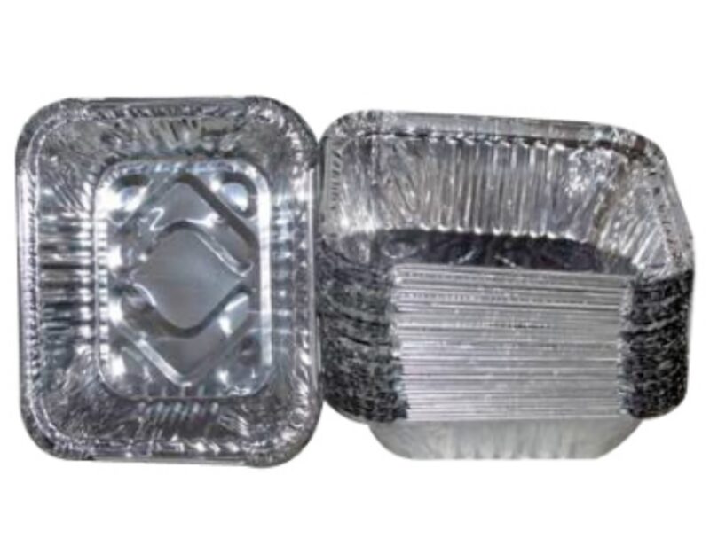 Aluminium Foil Disposable Bowls 5.7 inch Silver