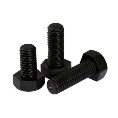 SRW M16 x 50 Hex Head Screw 10.9 Plain Black IS 1364