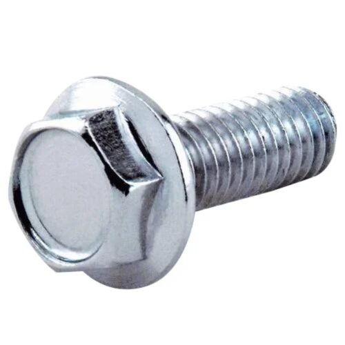 16676-92_image_0.jpg Nafees M10 x 40 Hexagonal Head Flange Bolt 8.8 IS 4162