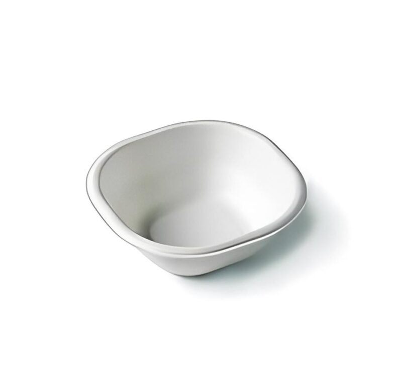 Bagasse Disposable Bowls 6 inch White