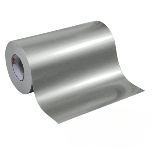 Polypropylene 0.5 mm Glass Lined Sheet 1 m Silver