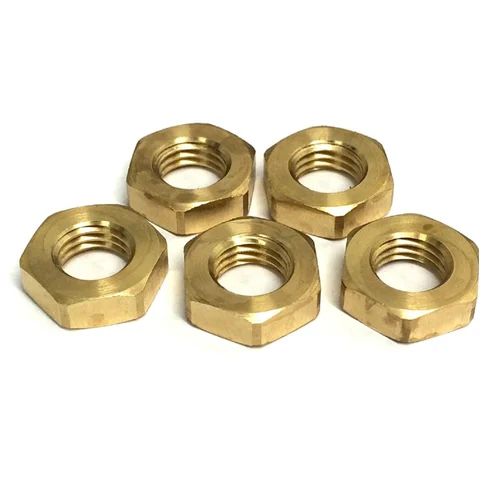 Bharti M10 Hexagon Head Nuts Brass 10.9 Galvanized DIN 934
