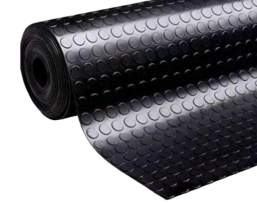 Black Electrical Rubber Mats 2 m