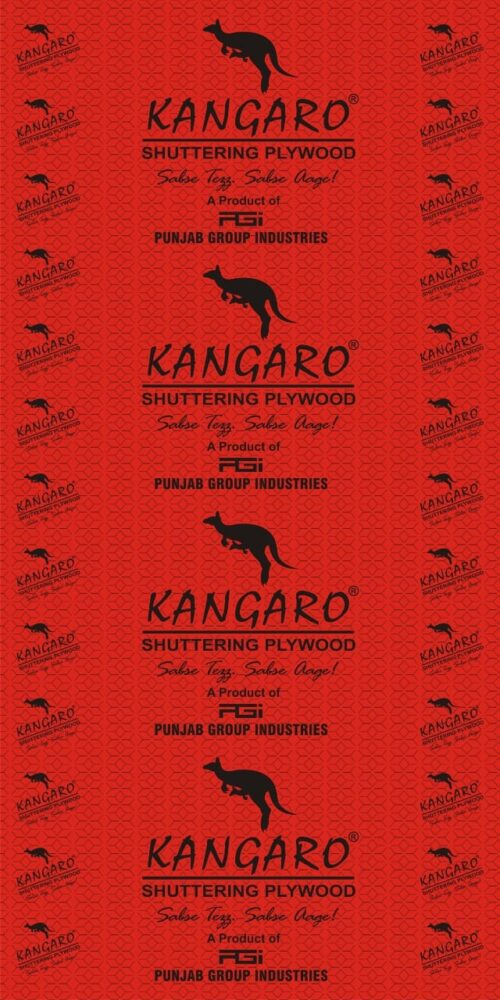 Kangaro 12 mm Waterproof Shuttering Plywood 2440 x 1220 mm IS 4990