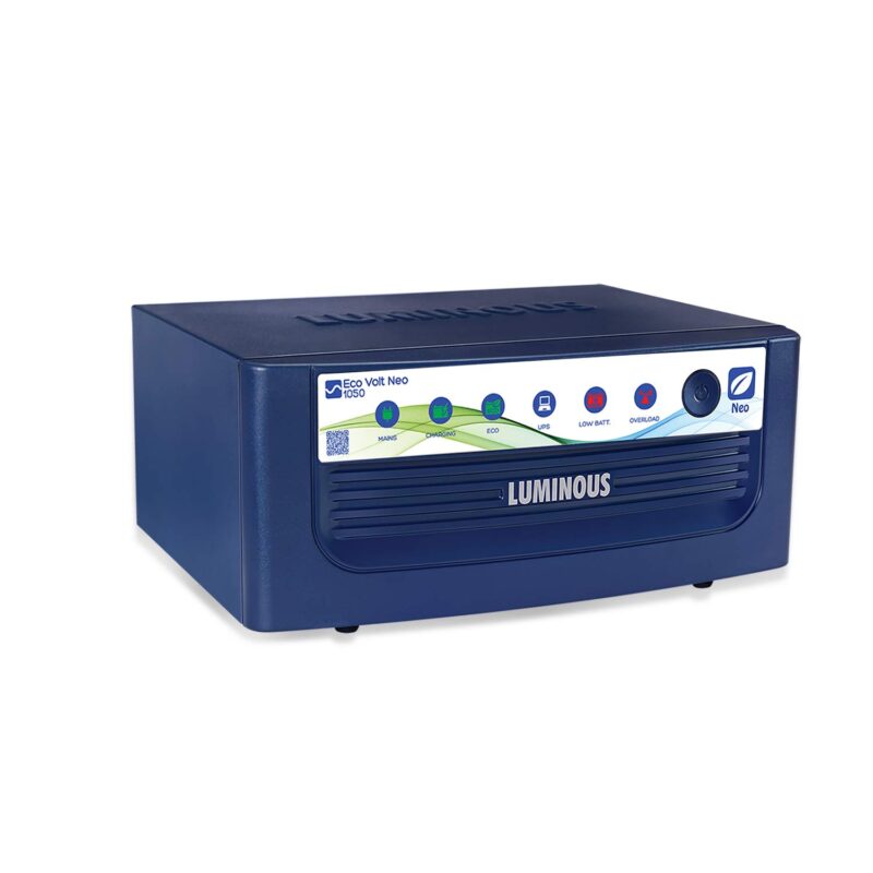 16700-8937_image_0.jpg LUMINOUS Eco Volt Neo 1050 756 W 900 VA Sine Wave Inverter