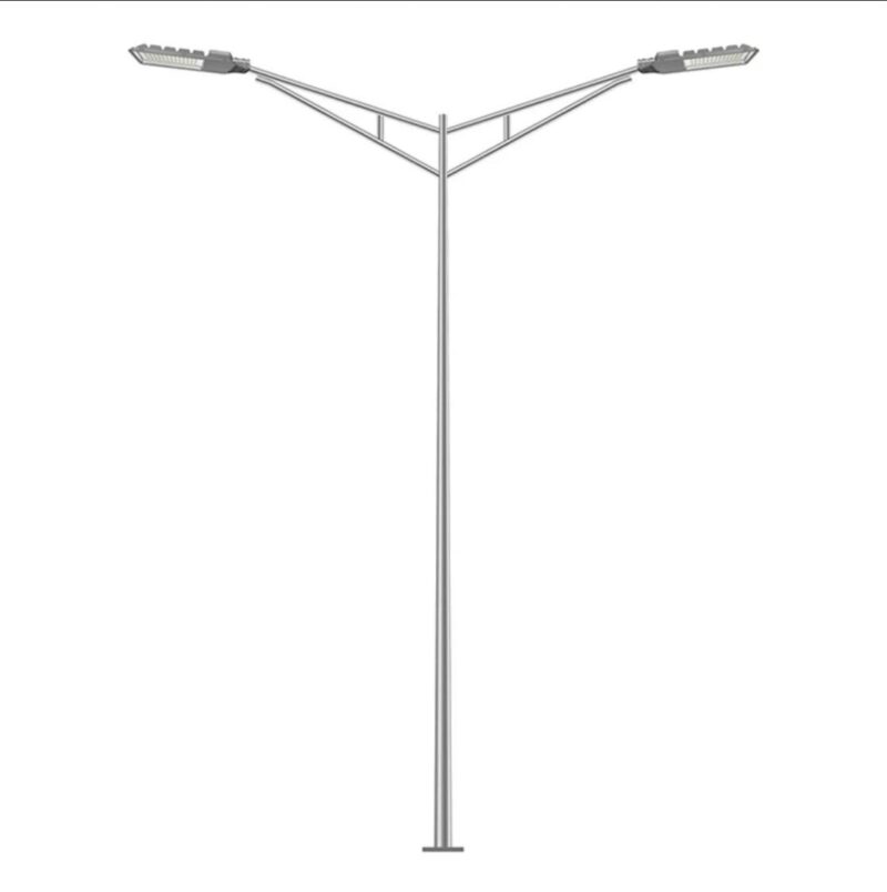 Double Arm GI Poles 7 m