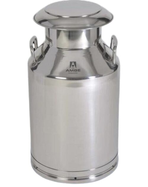 Jay AMBE 40304 Stainless Steel 40 L Cylindrical Silver Dairy Cans