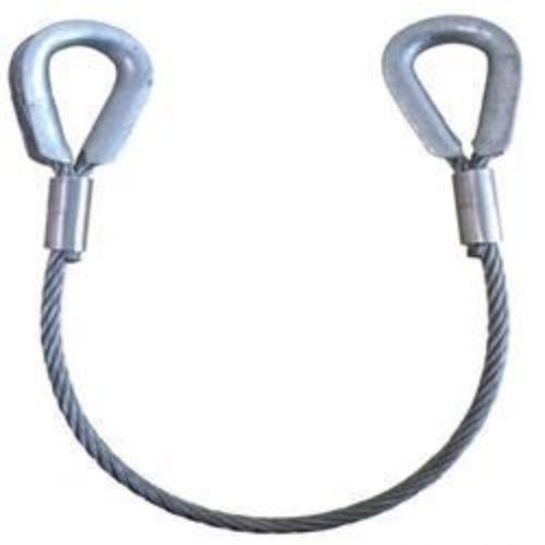 16730-2_image_0.jpg USHA MARTIN 6 ft Eye and Eye Wire Rope Sling 1 - 30 ton