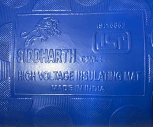 SIDDHARTH Blue Electrical Rubber Mats 1 - 100 m