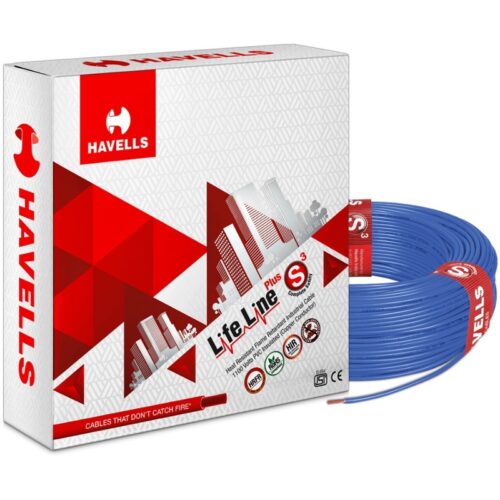 16740-5935_image_0.jpg HAVELLS 0.5 sqmm HRFR Electric Wire Blue 90 m