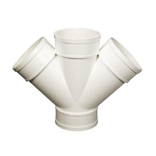 RHINO UPVC Double Y Tees 75 mm