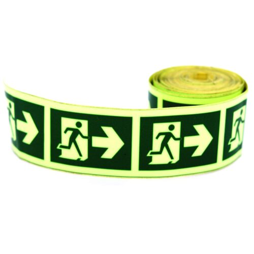 16747-4356_image_0.jpg Being Safe Vinyl Fluorescent Reflective Sticker Small