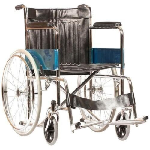 Karma Fighter C Foldable MS Chrome Plated Wheel Chair 100 kg