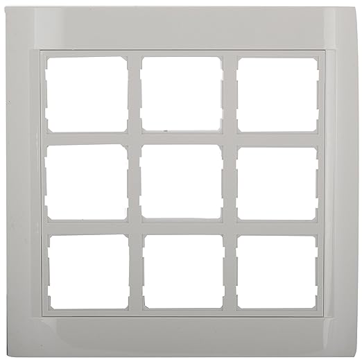 16760-1380_image_0.jpg ANCHOR ROMA 288218 18 Module White Modular Switch Plate Cover