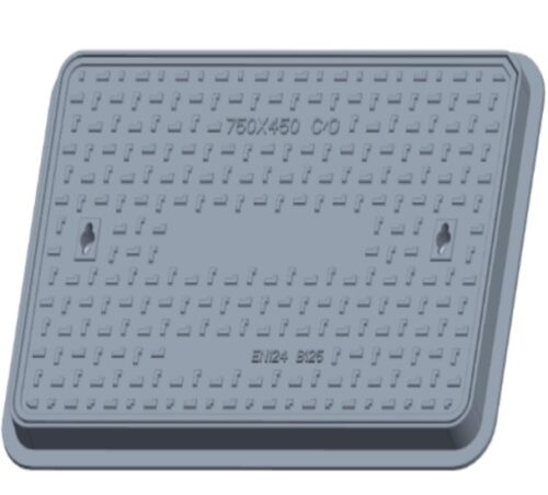 16760-2773_image_0.jpg Sri Cast Iron Rectangular Solid Top Manhole Drain Cover Frame EHD 35