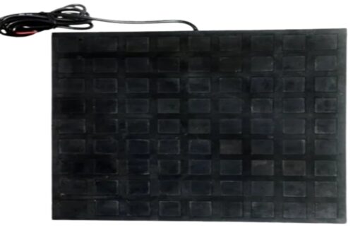 Black Electrical Rubber Mats 800 mm