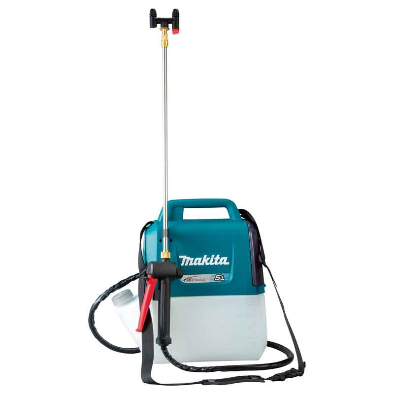 16764-1523_image_0.jpg Makita Battery Operated Sprayer DUS054 0.45 LPM 18 V 5 L 343 x 182 x 368 mm