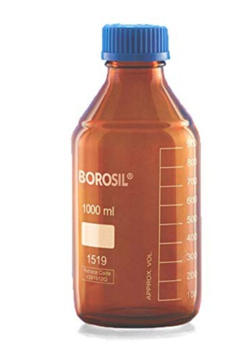 16771-1615_image_0.jpg BOROSIL 1000 mL Round Amber Glass Bottle
