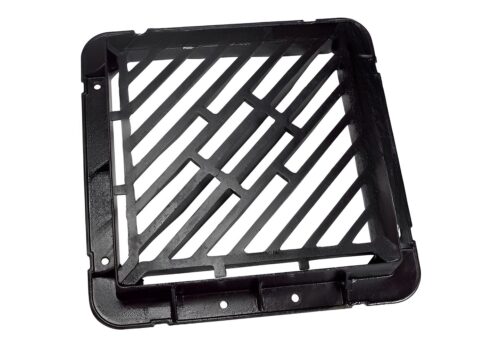 16771-3967_image_0.jpg Nandani Cast Iron Gully Grating Galvanized 600 x 600 mm