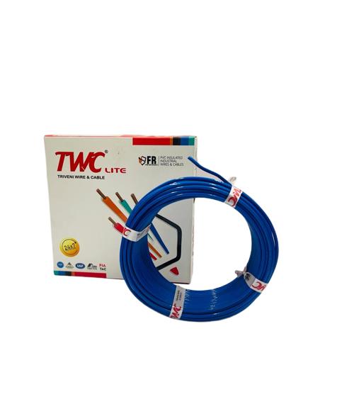 16775-4389_image_0.jpg TWC 0.75 sqmm FR LITE Electric Wire Blue 45 m