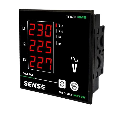 SENSE 0 - 440 VAC Digital Voltmeter LED Display
