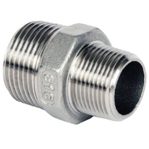 OM 40 mm Stainless Steel Reducer Hex Nipples 316