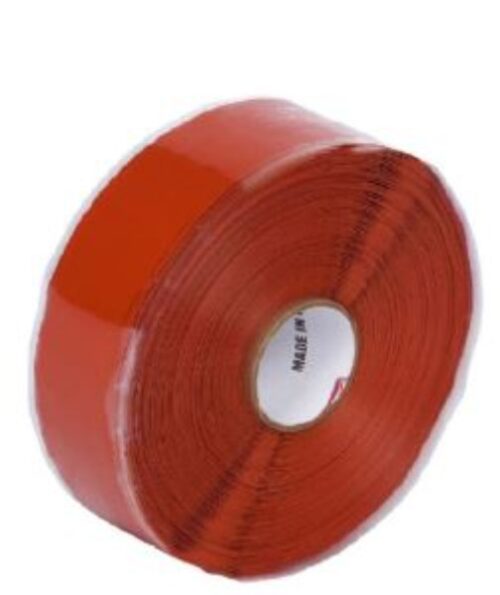 16787-3182_image_0.jpg Jacobs 11 m Self Fusing Silicon Rubber Electrical Tape 65 mm Red