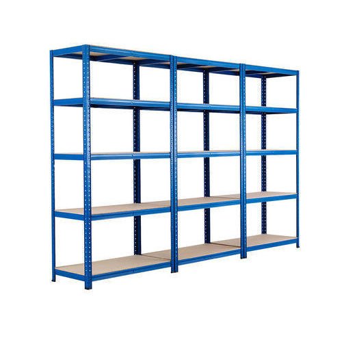 ASF Mild Steel Slotted Angle 5 Layers Industrial Racks 12 ft 1200 x 600 mm