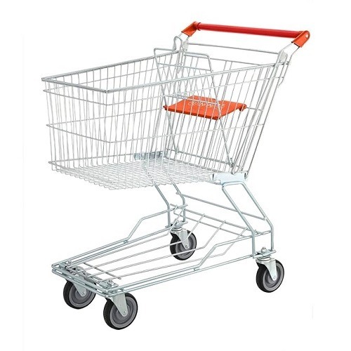 Bigapple Shopping Trolley 100 L Zinc Coating