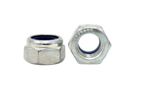 16808-6901_image_0.jpg Unbrako M10 Nylock Nut 10 ISO 7040 Dual White Zinc Plated