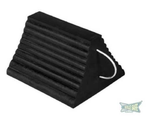 16808-8345_image_0.jpg SOLESAFE 90 mm Rubber Wheel Chock SSS-TRS-1356 Black