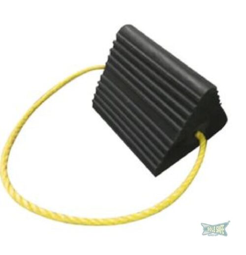 SOLESAFE 1000 mm Rubber Wheel Chock SSS-TRS-1361 Black