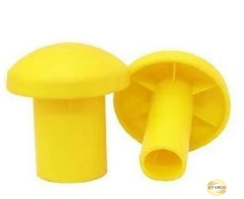SAFENESS Plastic Rebar Caps Yellow