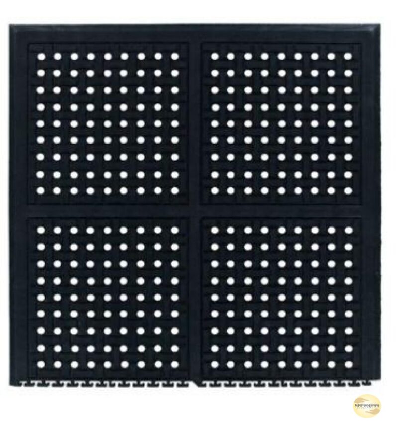 SAFENESS Black Electrical Rubber Mats 1 m