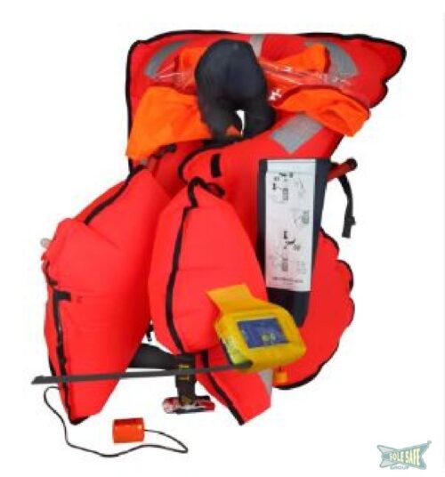 120 mm Buckle Closure Nylon Fabric Life Jackets XL Sea Patrolling